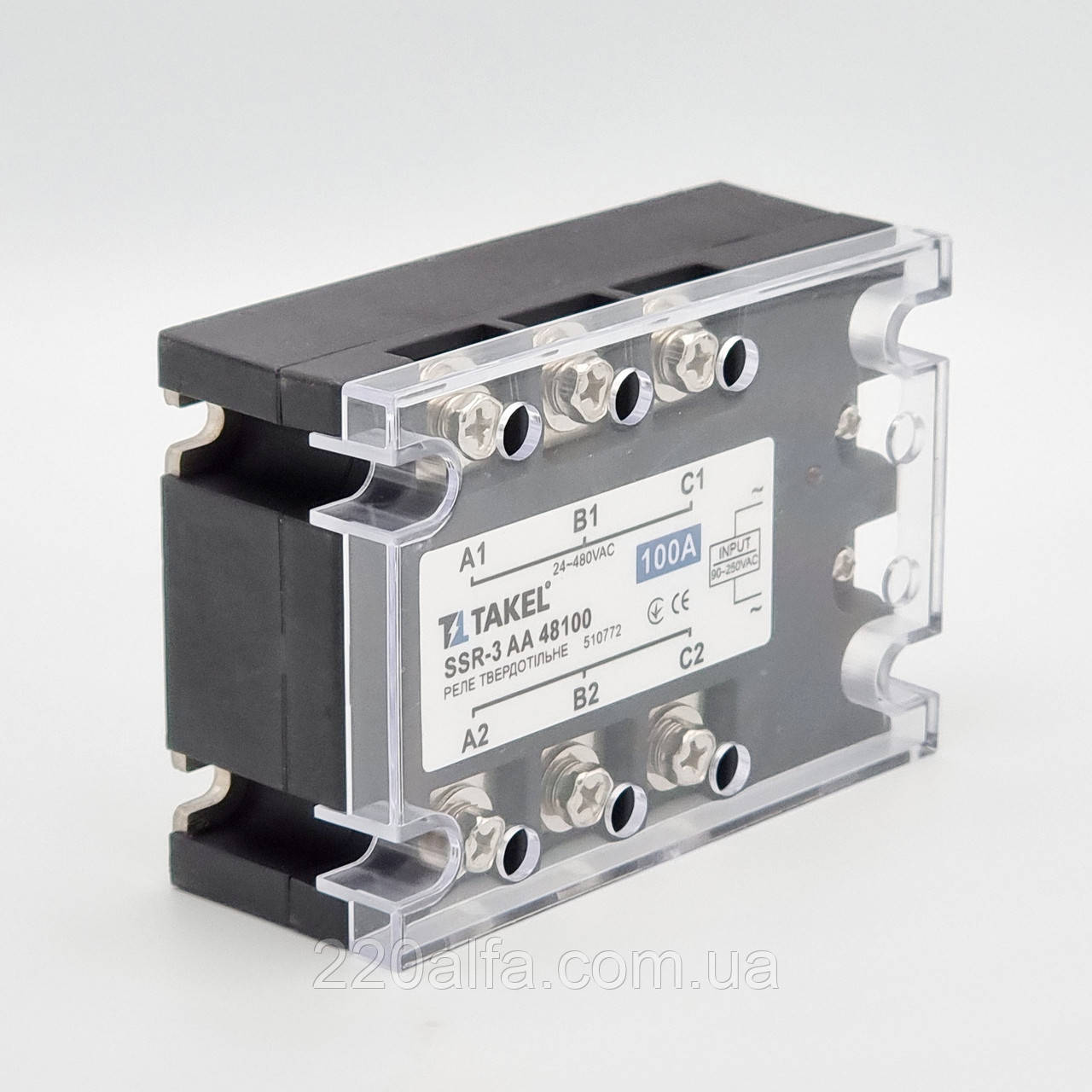 Реле твердотільне SSR-3 АA48100 100А TAKEL, фото 1