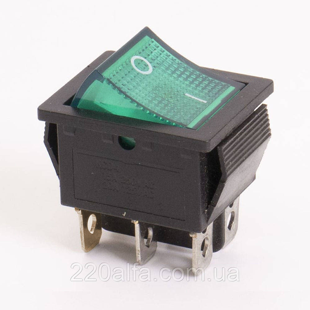 Перемикач клавішний КП-45и 220В, фото 1