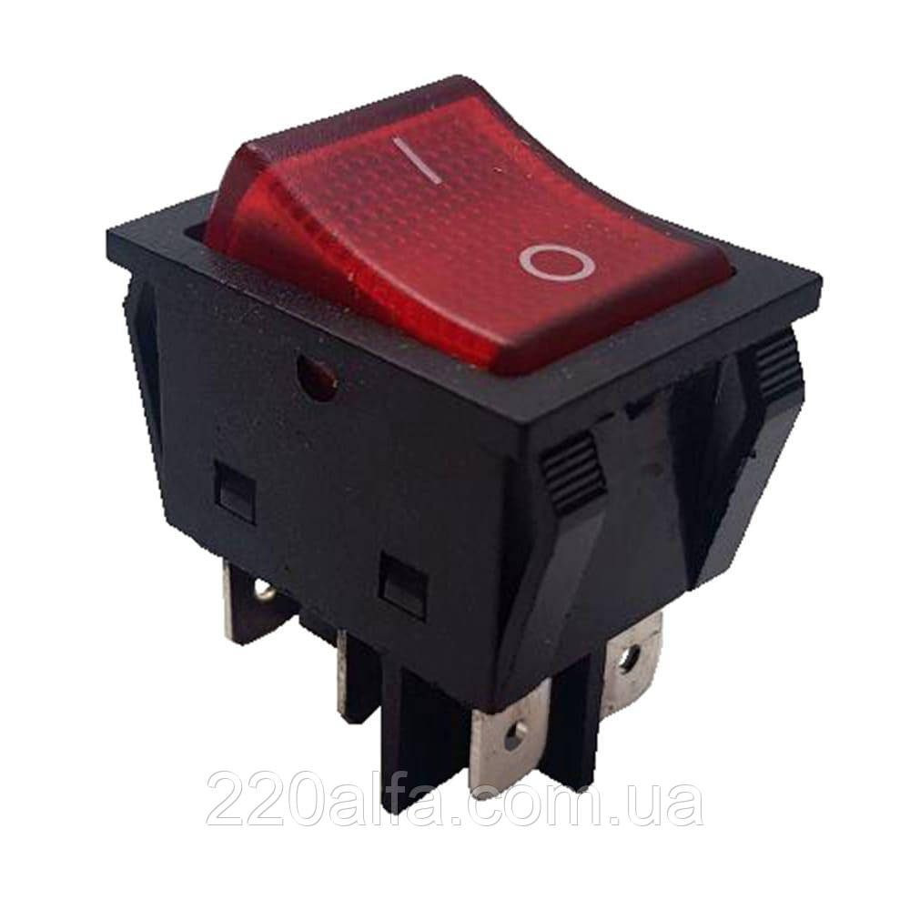 Перемикач клавішний КП-45и 220В 20A, фото 1