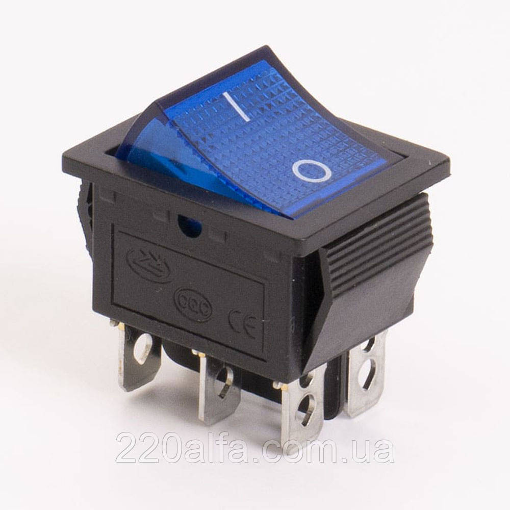Перемикач клавішний КП-45 220В, фото 1