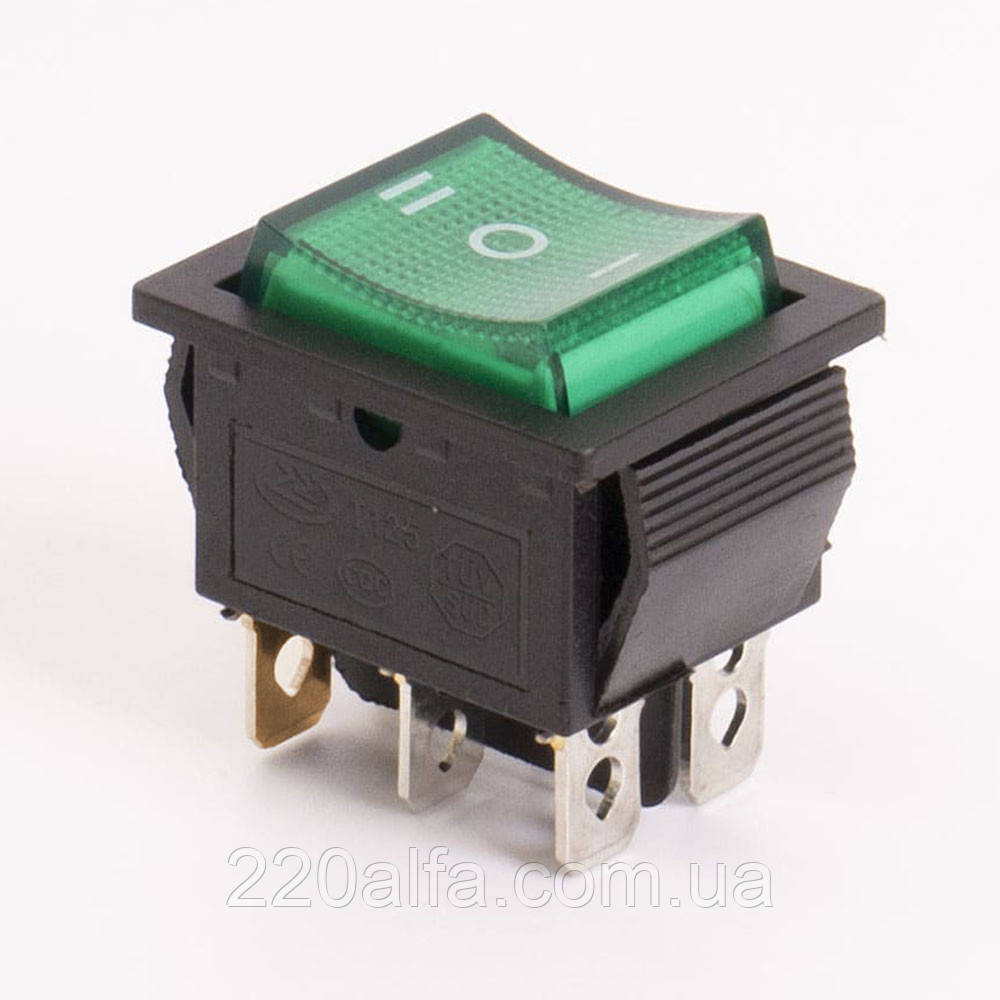 Перемикач клавішний КП-51и 220В, фото 1