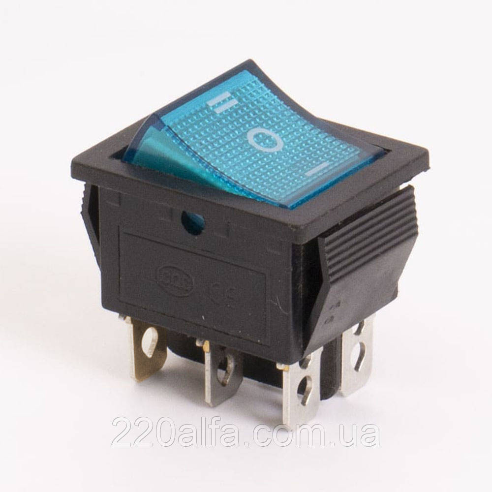 Перемикач клавішний КП-51и 220В, фото 1