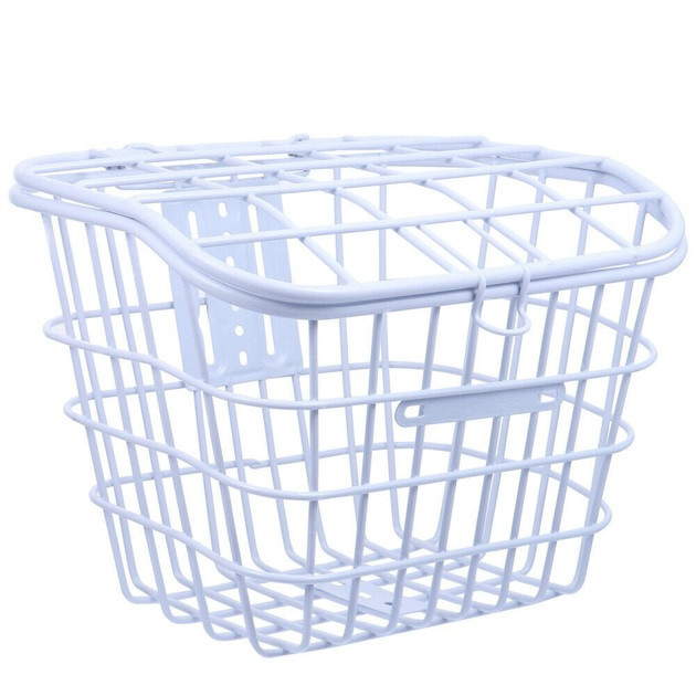 Кошик велосипедний Baisike 26" сталевий з кришкою, білий (2941), фото 1