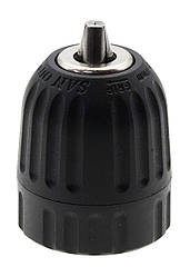 Патрон самозатискний 3/8" 0,8-10 мм (пластик/пластик)