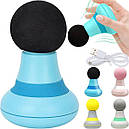 Портативний вібраційний акумуляторний масажер Fascial Gun 12-01, фото 4