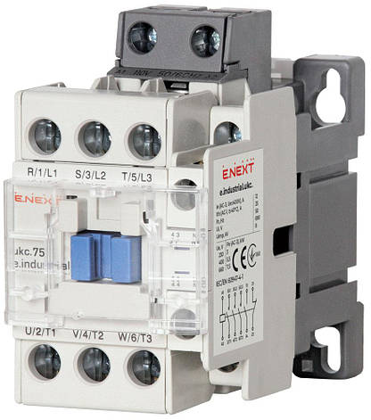I.0090041 Контактор e.industrial.ukc.75.110, 75А, 110В, 3P, 1no+1nc, фото 1