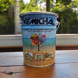 Кольорове просочення для дерева на водній основі IMV1100 для зовнішніх робіт антисептик KEMICHAL (Італія)