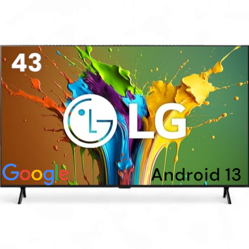 Телевізор LG Google TV 43 дюйми Smart TV Android 13 Wi-Fi