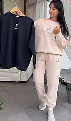 Костюм-двійка молодіжний якісний з написом, кольори в асортименті розмір 42-50