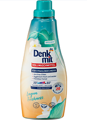 Гель для прання білого Свіжість Лагуни Denkmit Vollwaschmittel Lagoon Freshness, 20 Wl