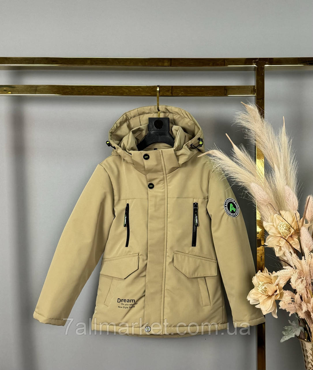 Куртка дитяча демісезонна на хлопчика 116-140 см "DFK" гуртом від прямого постачальника, фото 1