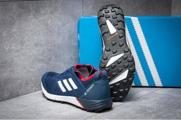 Кроссовки Adidas TERREX 250 Continental темно-синие с белым сетка мужские унисекс деми, фото 3