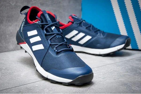 Кроссовки Adidas TERREX 250 Continental темно-синие с белым сетка мужские унисекс деми