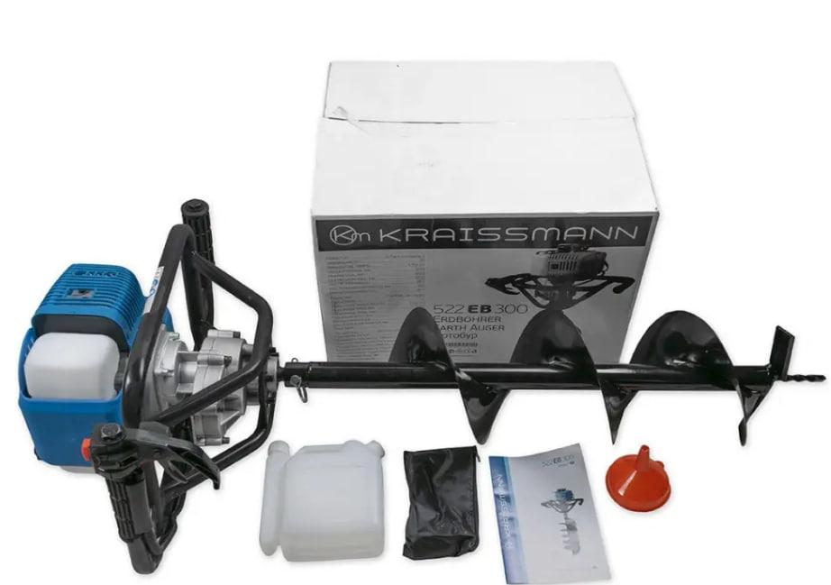 Бур для земляних робіт бензиновий KRAISSMANN 522 ЄВ 300 ( Без Шнека), фото 1