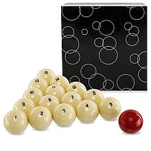 Кулі для російського більярду Standard Pro Pyramid ø68мм червоний биток