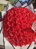 Букет з атласних стрічок