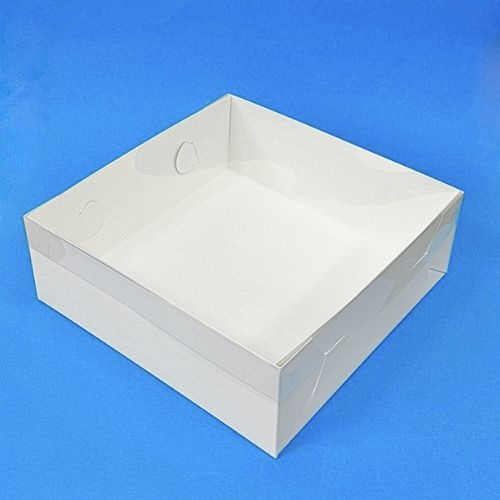 Коробка  250х250х90 мм (10 шт.) з прозорою кришкою