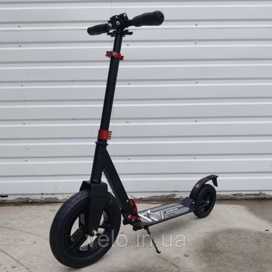 Двоколісний самокат Hammer Big Wheel фірмовий самокат, самокат із надувними колесами, якісний самокат