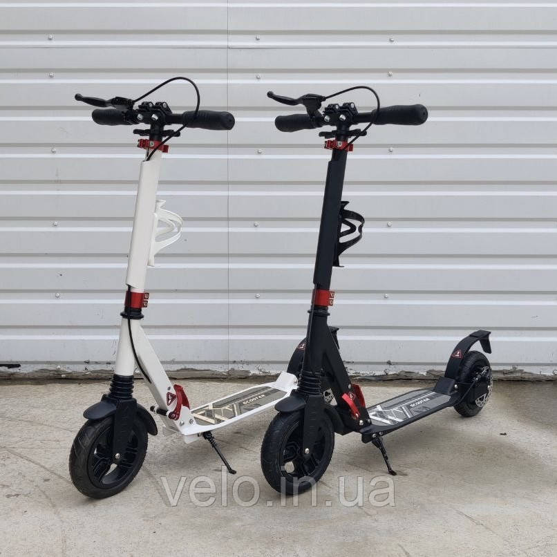 Двоколісний самокат із надувними колесами Scooter Hammer 04P, фірмовий самокат, якісний самокат