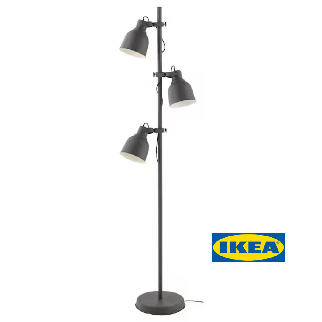 Торшер із відбивачами IKEA HEKTAR Темно-сірий 203.936.00