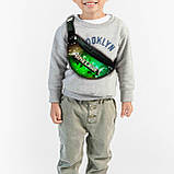 Набір дитячий Майнкрафт Кріпер "Minecraft" рюкзак 36х27см сумка-бананка, кружка з принтом для хлопчика (01555), фото 3