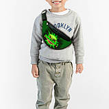 Набір дитячий Майнкрафт Кріпер "Minecraft" рюкзак 36х27см сумка-бананка, кружка з принтом для хлопчика (01553), фото 3