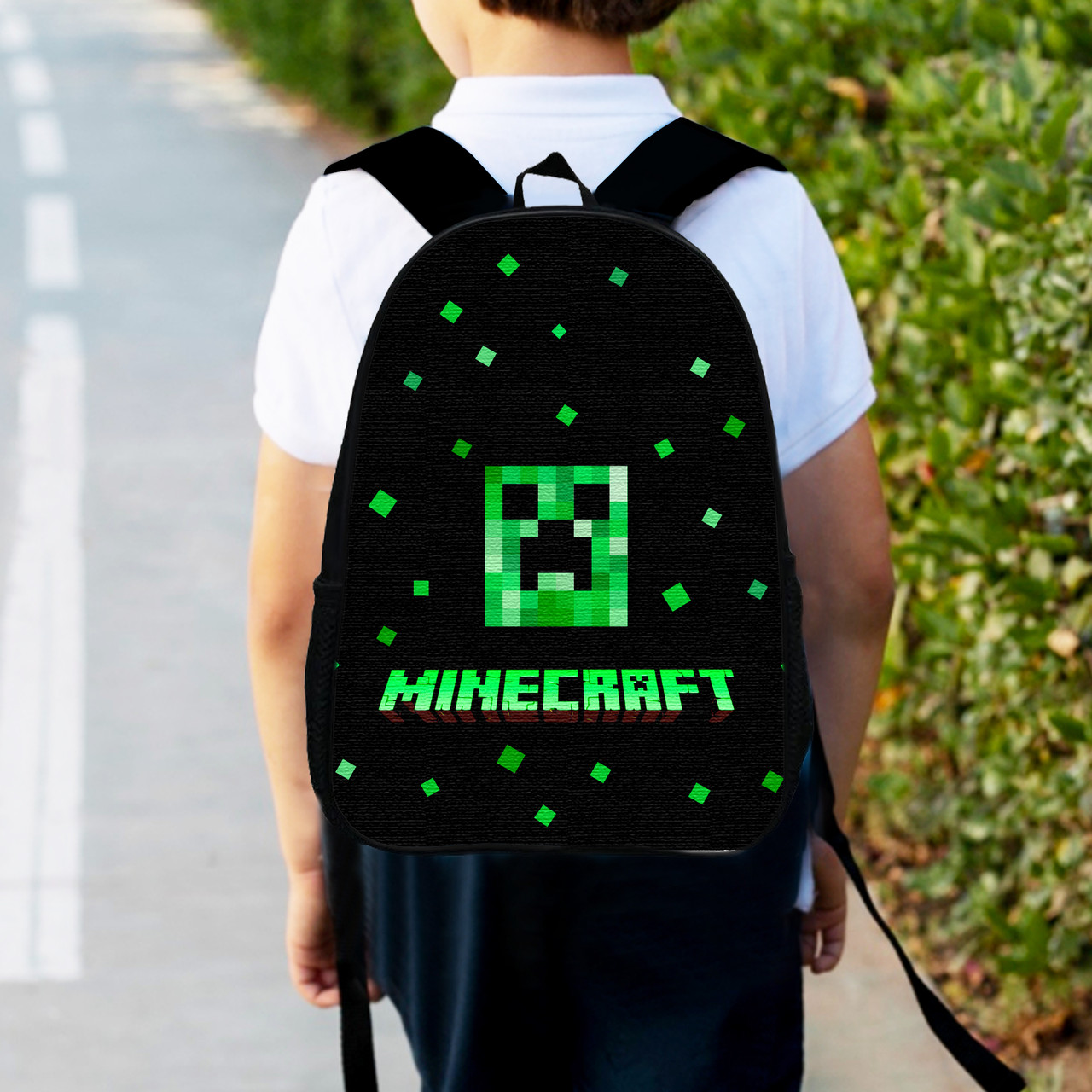 Рюкзак дитячий майнкрафт "Minecraft" 34х27см, міський ранець для хлопчика з принтом (0192)