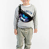 Набір дитячий Fortnite рюкзак 36х27см сумка-бананка, кружка з принтом для хлопчика (01601), фото 3