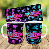 Набір дитячий Роблокс «Roblox» рюкзак 36х27см сумка-бананка, кружка з принтом для хлопчика (01577), фото 9