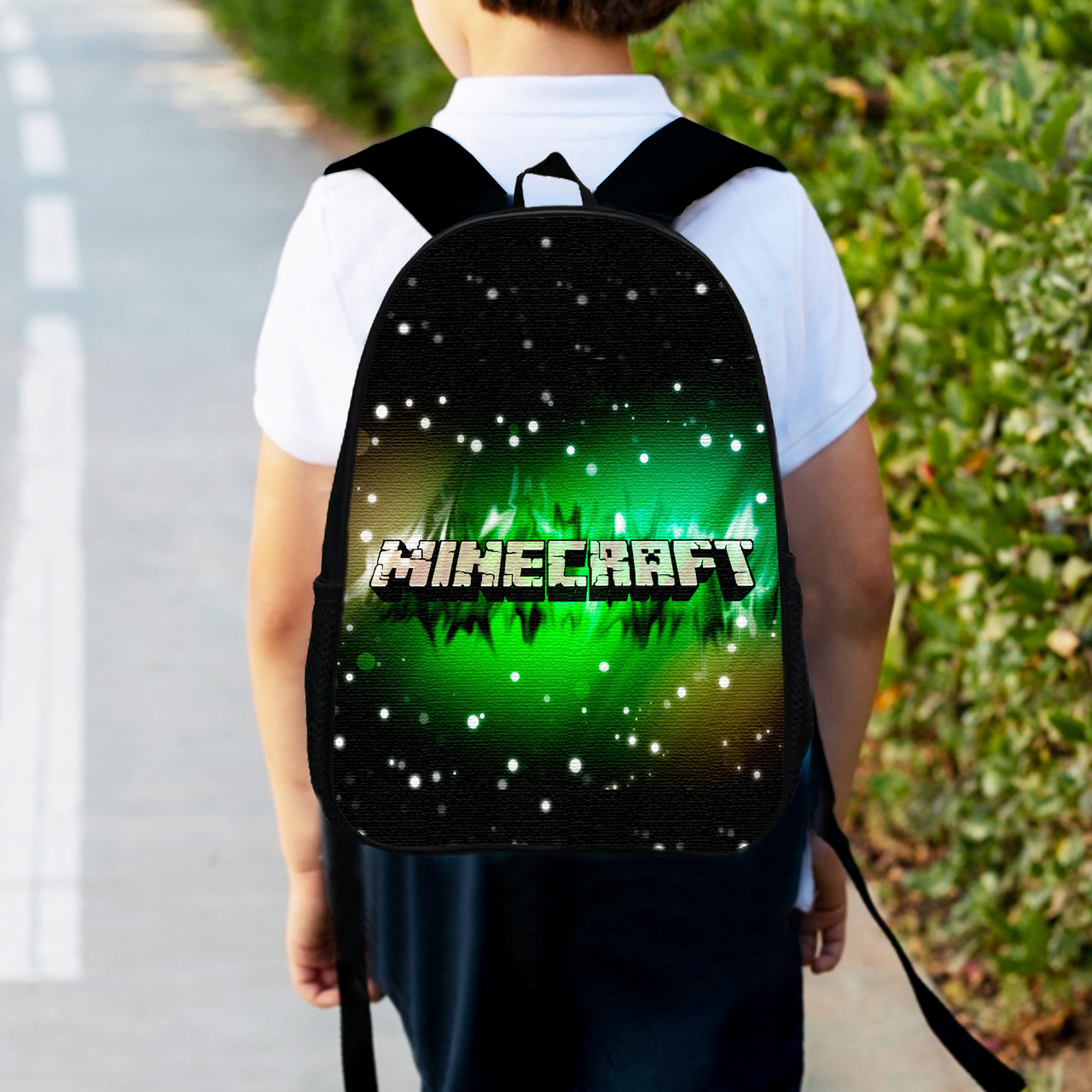 Рюкзак дитячий майнкрафт «Minecraft» 34х27см, оптом і в роздріб шкільний для хлопчика з принтом (0323)