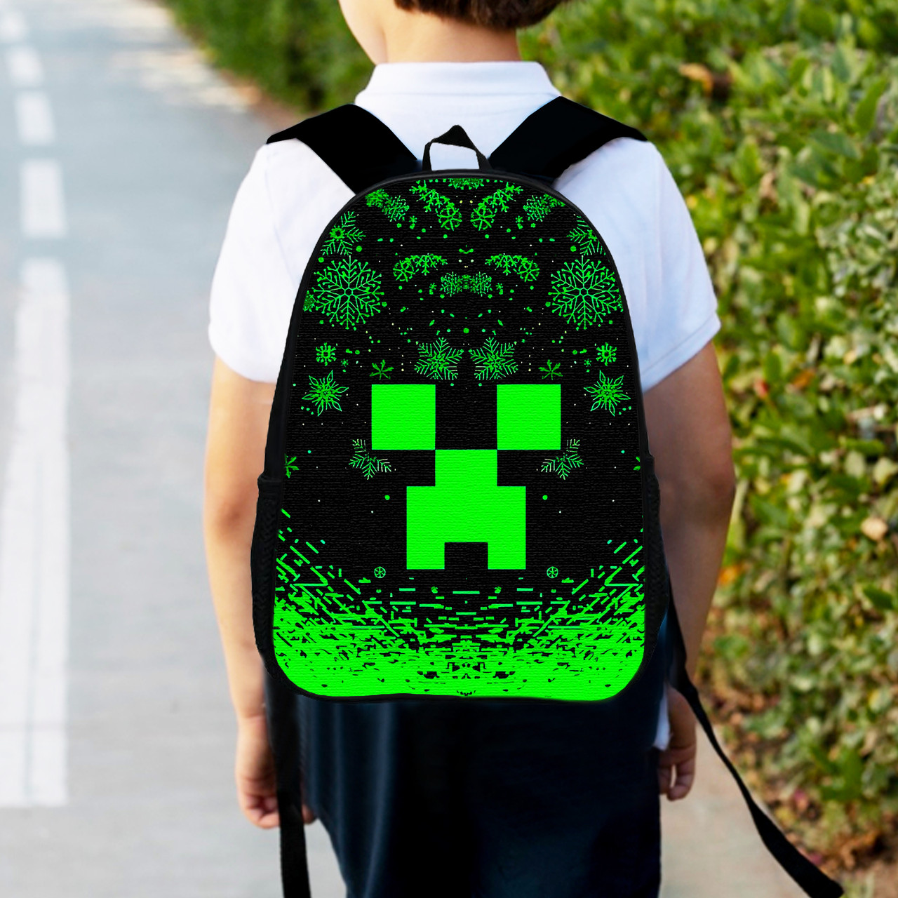 Рюкзак дитячий майнкрафт "Minecraft" 34х27см, міський ранець для хлопчика з принтом (0326)