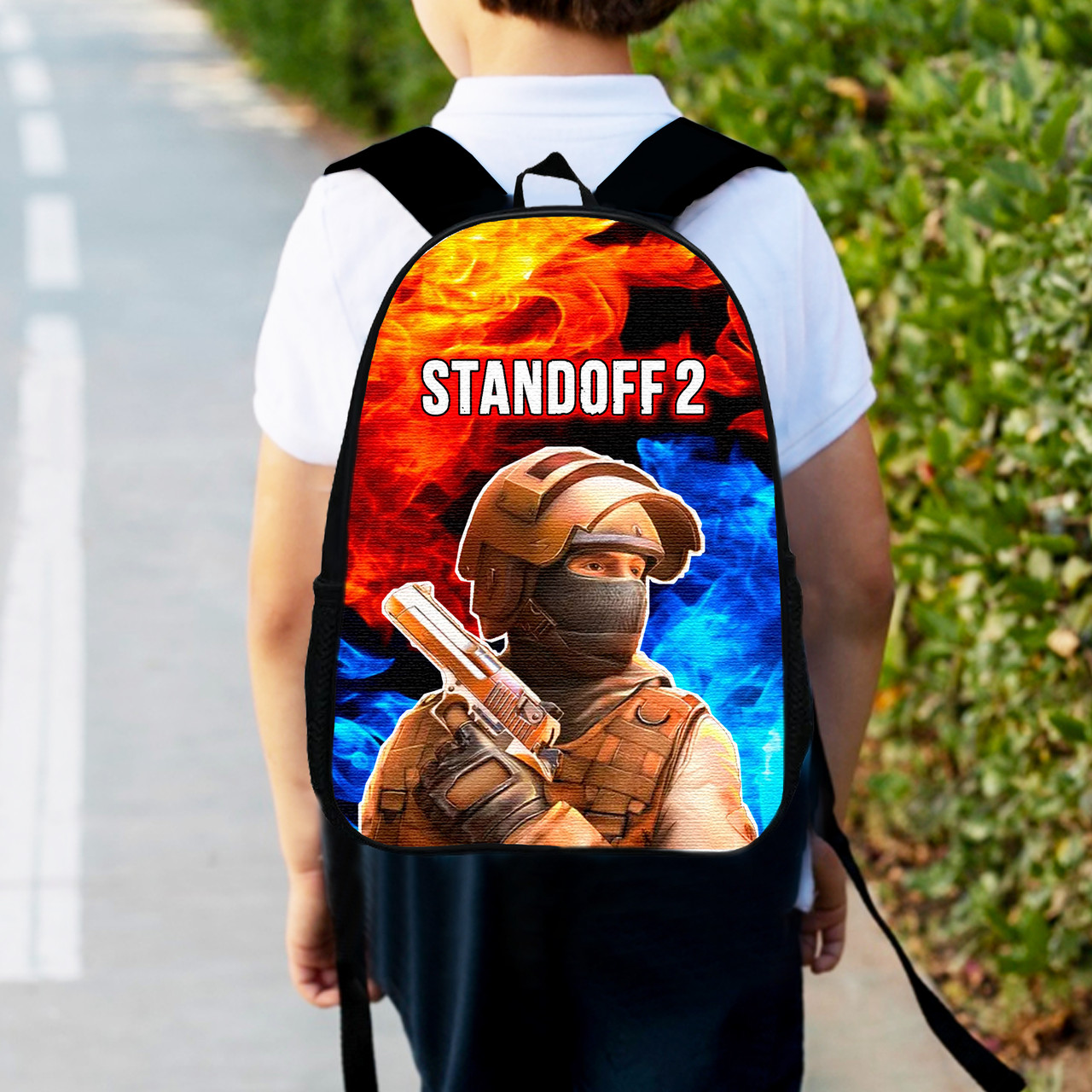 Рюкзак дитячий стендофф "Standoff2" 34х27см, міський ранець для хлопчика з принтом (0353)
