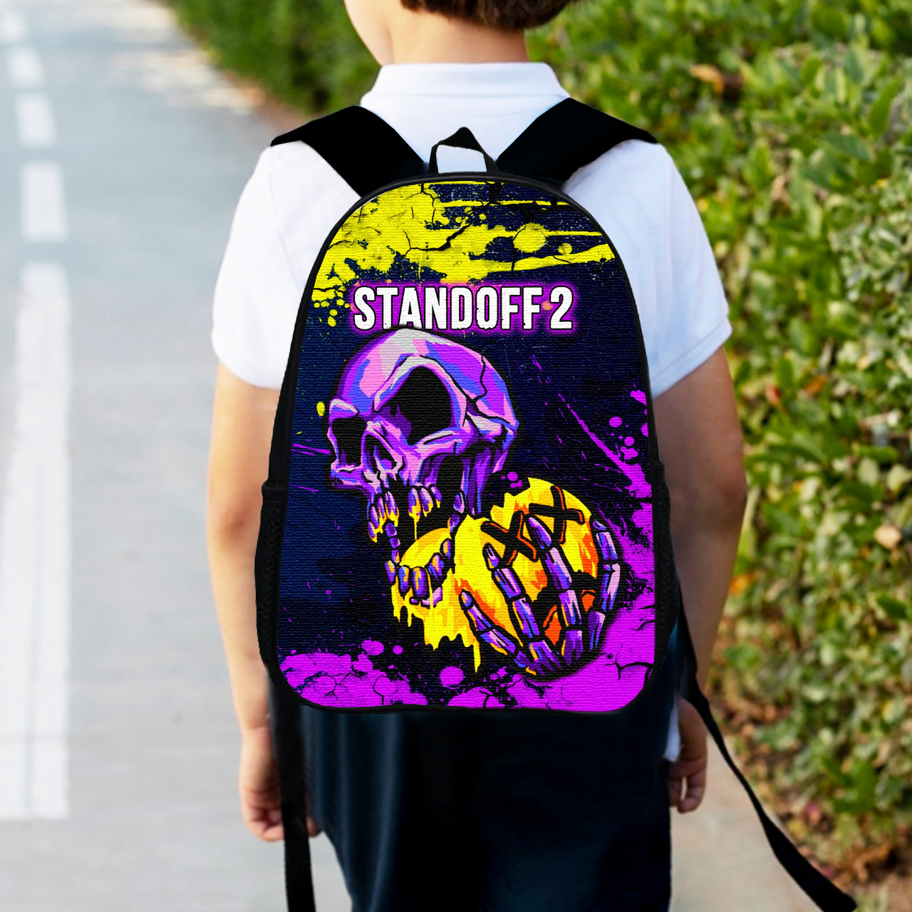 Рюкзак дитячий стендофф "Standoff2" 34х27см, міський ранець для хлопчика з принтом (0354)