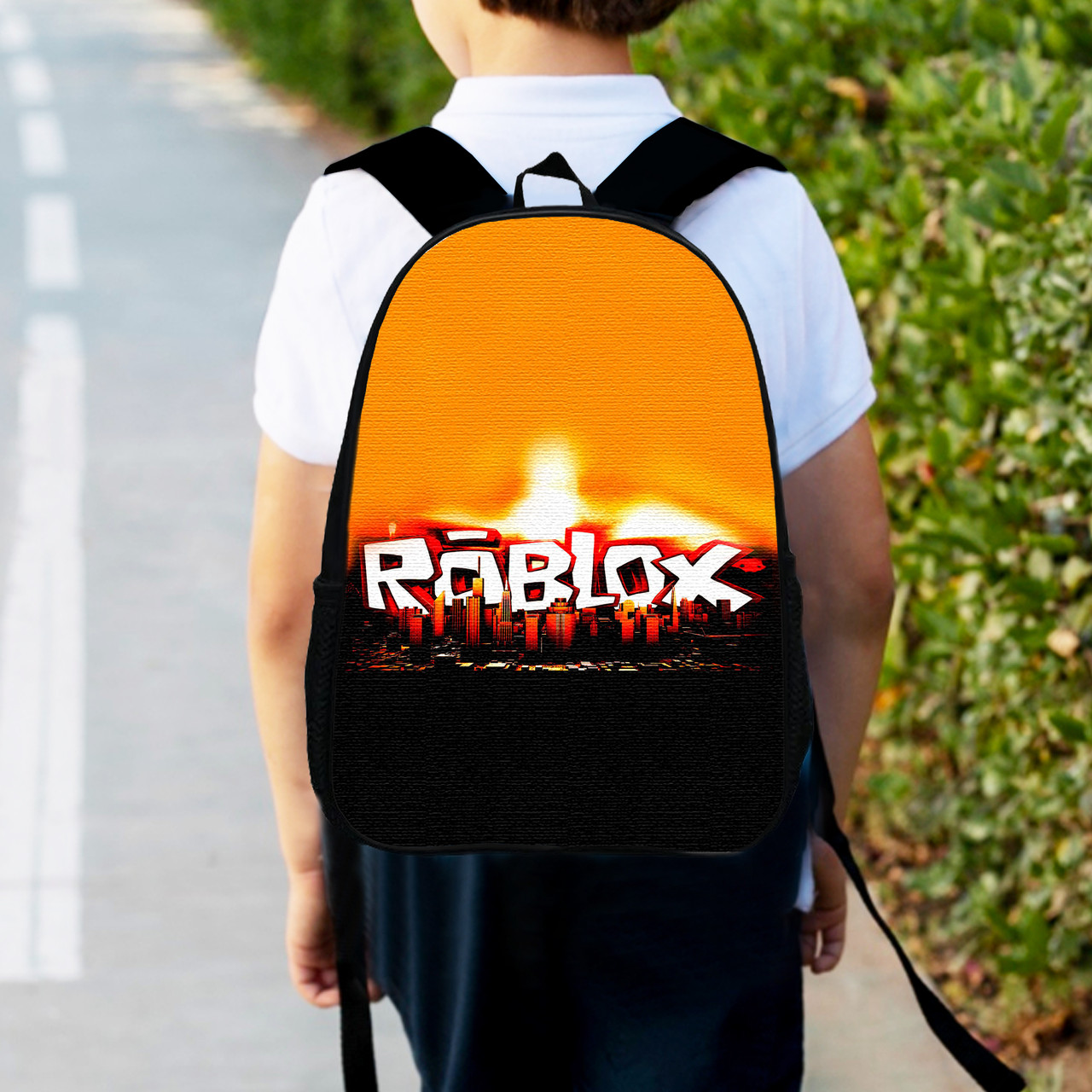 Рюкзак дитячий роблокс "Roblox" 34х27см, міський ранець для хлопчика з принтом (0383)