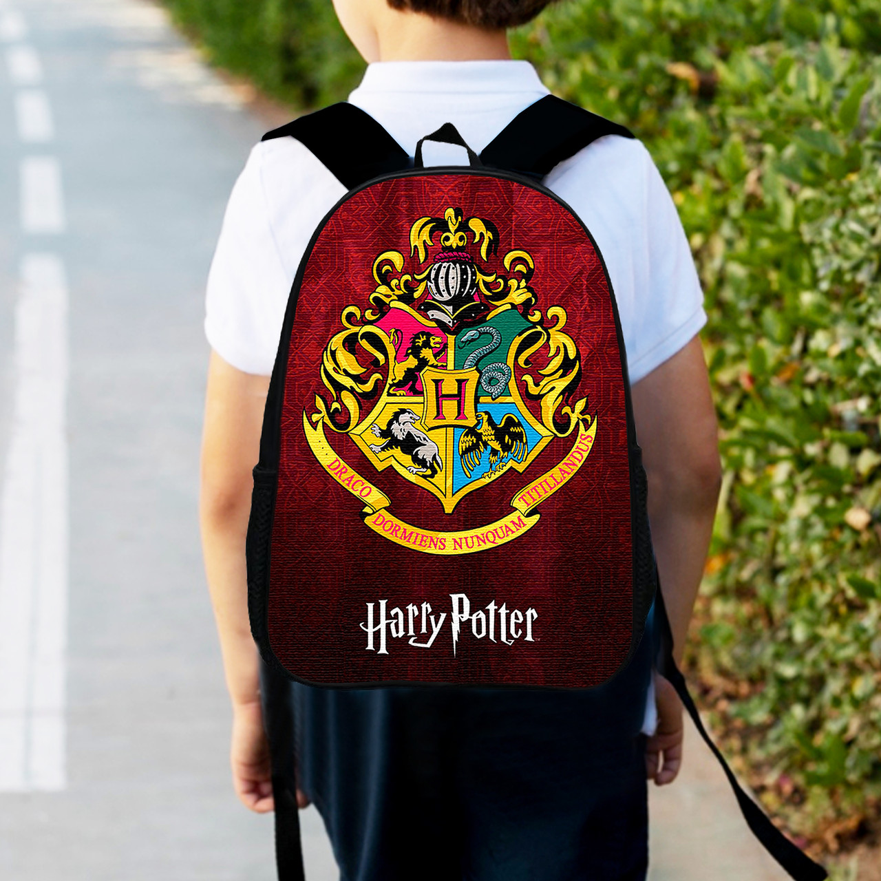 Рюкзак дитячий Гаррі Поттер "Harry Potter" 34х27см, міський ранець для хлопчика з принтом (0437)