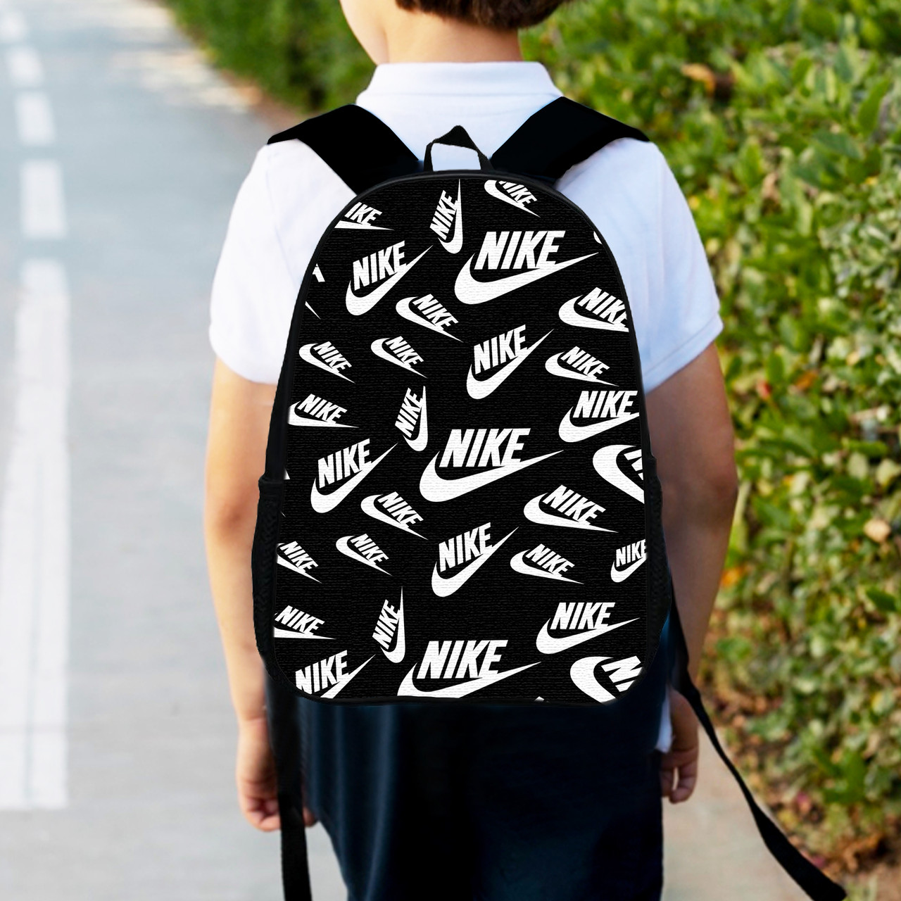Рюкзак дитячий найк "Nike" 34х27см, міський ранець для хлопчика з принтом (0449)