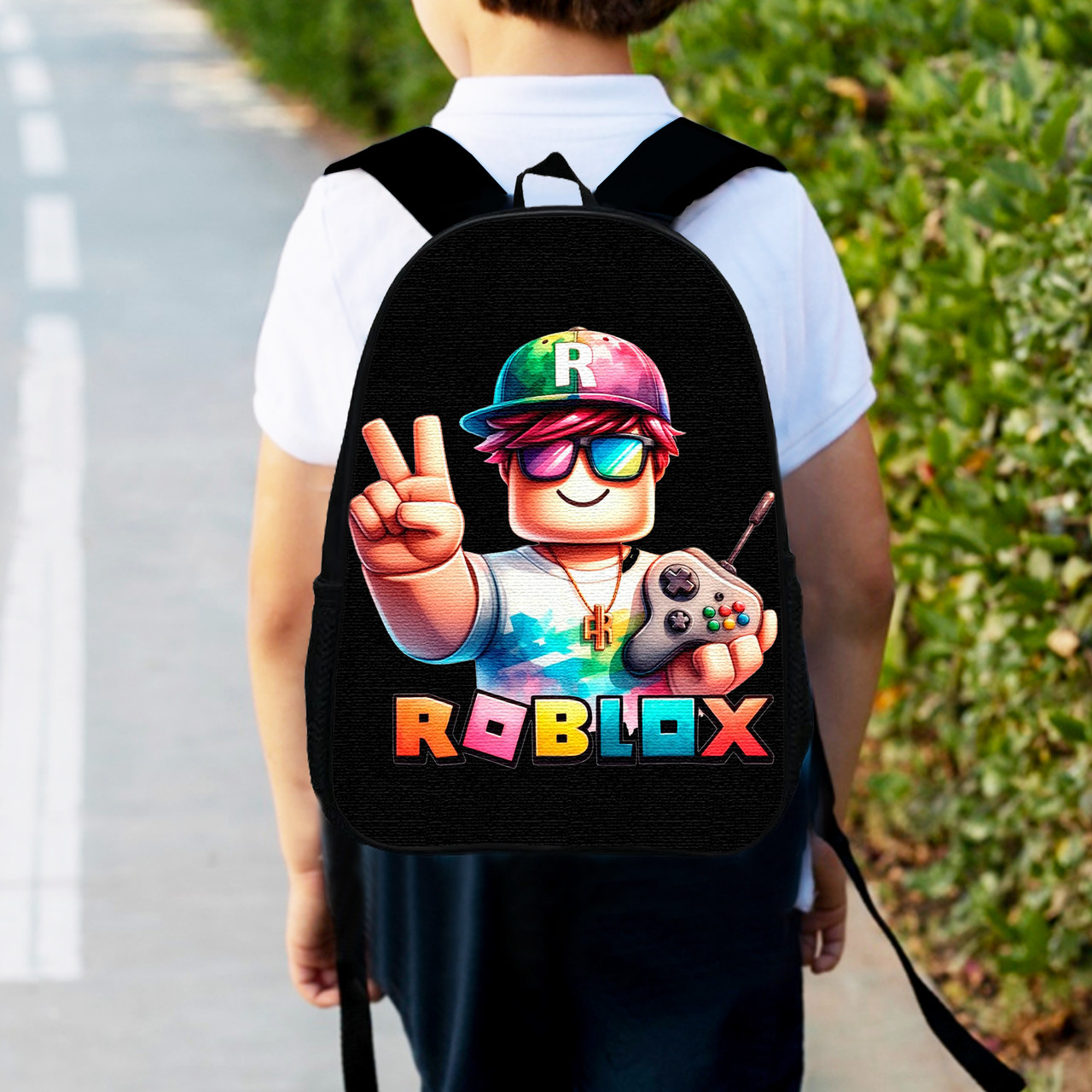 Рюкзак дитячий Роблокс 34х27 см ранець Roblox міський c принтом для хлопчика (0510)