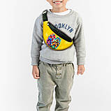 Набір дитячий Супер Маріо рюкзак рюкзак 36х27см сумка-бананка, кружка з принтом для хлопчика (01562), фото 3