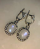 Елегантні сережки з місячним каменем від студії LadyStyle.Biz, фото 3