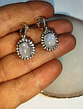 Елегантні сережки з місячним каменем від студії LadyStyle.Biz, фото 5