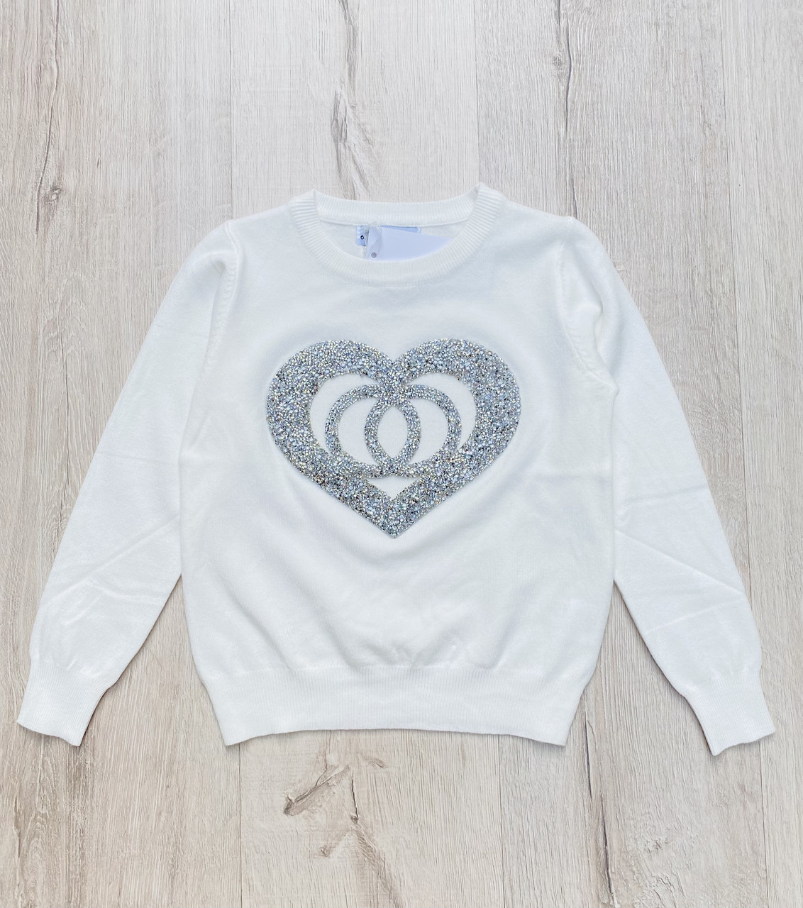 Світшот для дівчинки Jolie Angel 6845 104 см Білий