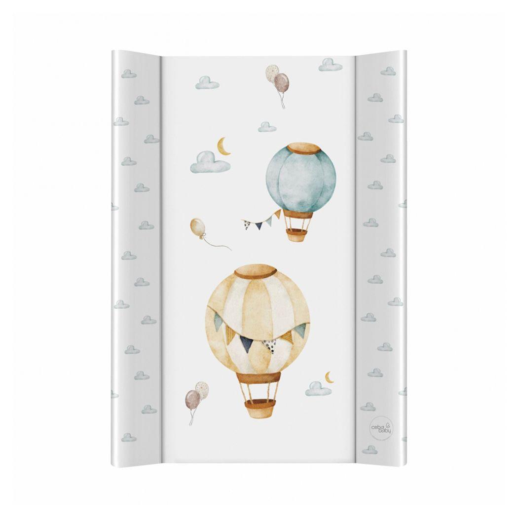 Повивальна дошка жорстка Ceba Baby Hard changing mat short (50x70 cm) W-216-000-734 basic balloons