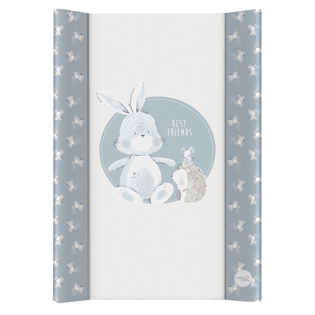 Повивальна дошка жорстка Ceba Baby Hard changing mat short (50x70 cm) W-216-000-730 basic friends