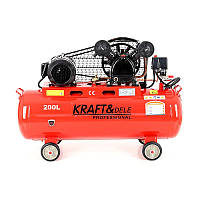 Компресор оливний 200 л, 400 В Kraft Dele KD407