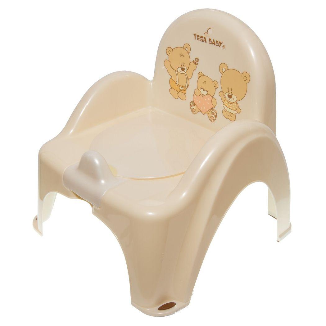 Горщик - крісло Tega TEDDY BEAR Anti slip Potty Chair MS-012-119 beige (бежевий), фото 1