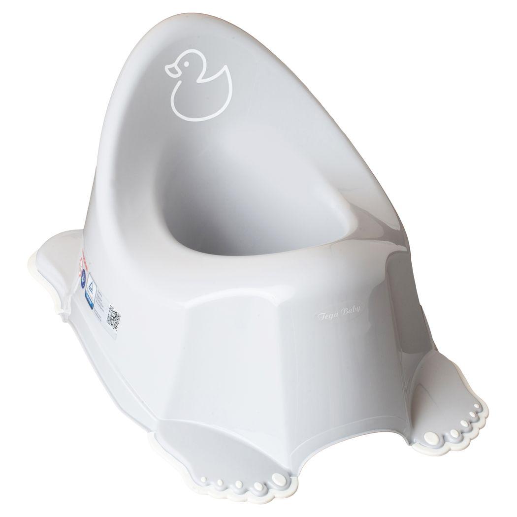 Горщик з антиковзаючим покриттям Tega DUCK Anti-slip Potty DK-001-122 light gray (сірий), фото 1