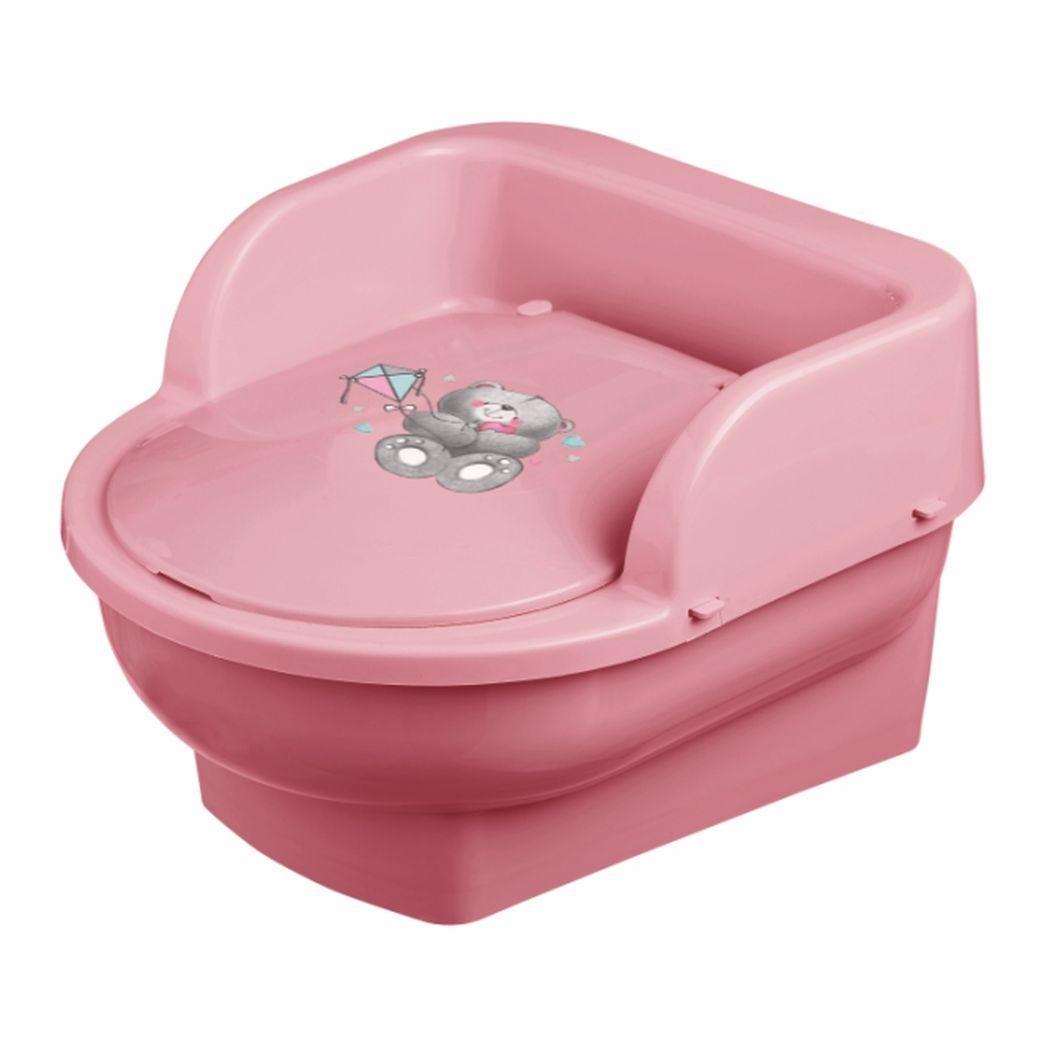 Горщик - крісло Maltex Bear Potty Throne 1957_42 pink (рожевий), фото 1