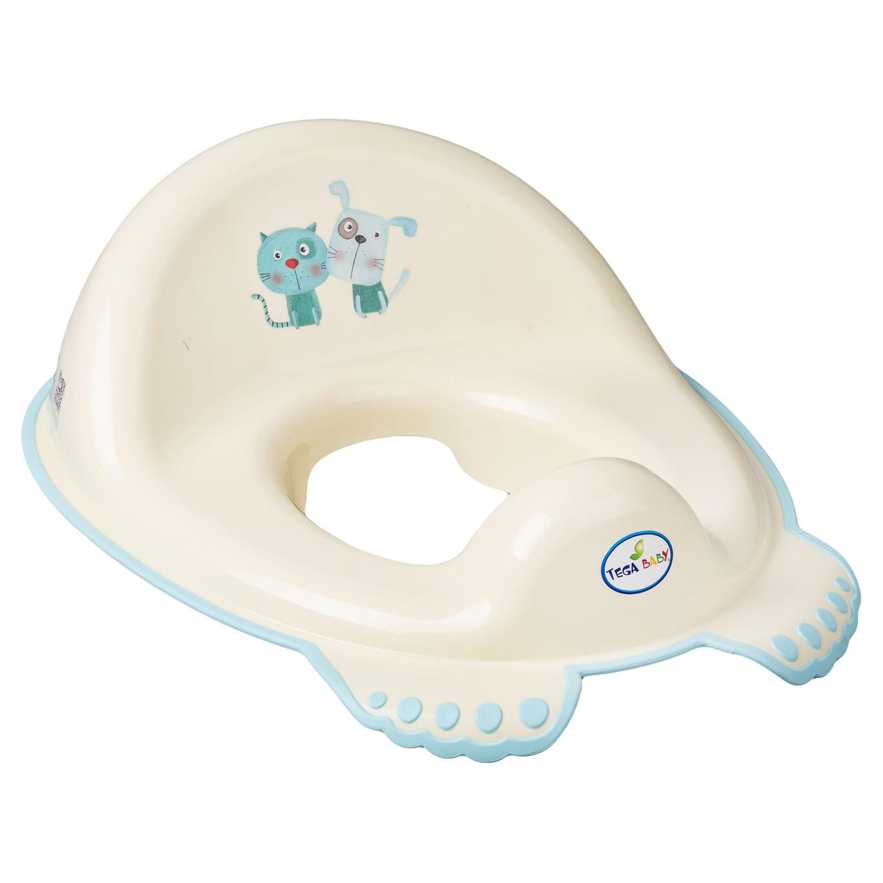 Накладка на унітаз Tega DOG & CAT Anti-slip toilet trainer PK-002-102 soft yellow (жовтий), фото 1