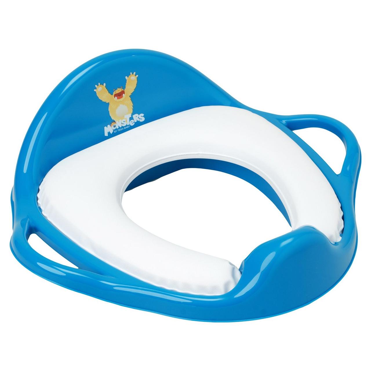 Накладка на унітаз м'яка Tega Monsters MN-020-126 blue (блакитний), фото 1