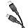 Кабель Hoco X101 Assistant 60W silicone charging data cable Type-C to Type-C Black, фото 3